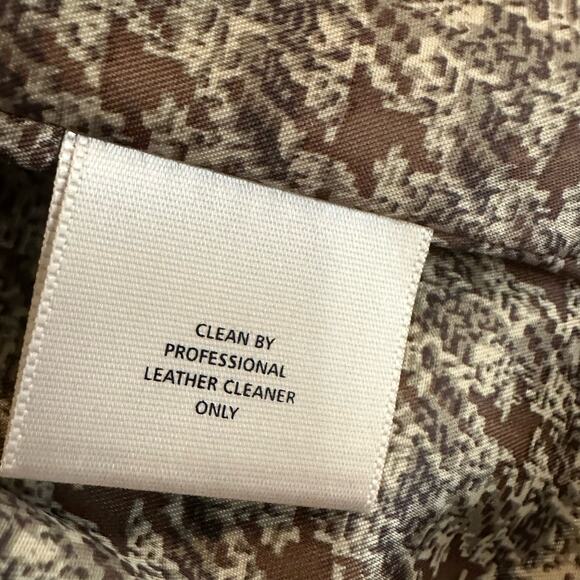 Covington Brown Genuine Leather Lined Classic Dark Academia Jacket Women's XL - Picture 5 of 6